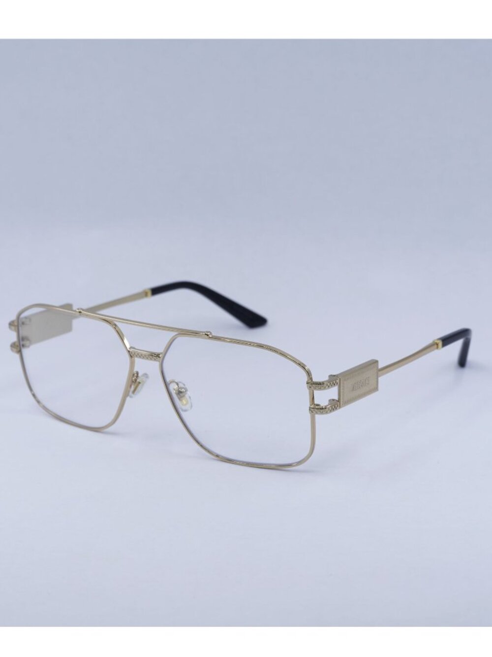 Versace VE1302 1002 Eyeglasses Gold 59mm Aviator Frame